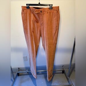 Incotex Men's Corduroy Pants - Orange